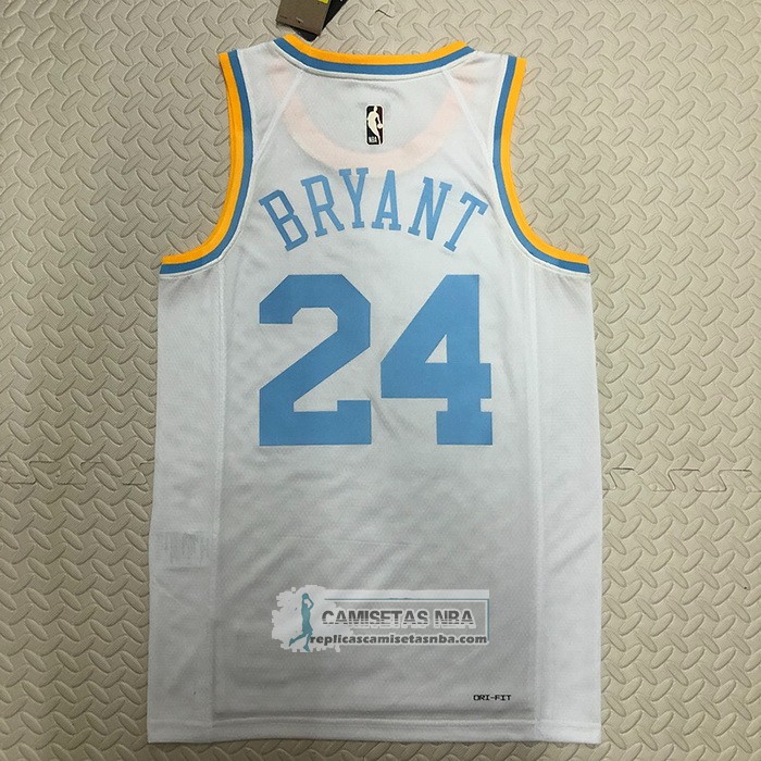 Camiseta Los Angeles Lakers Kobe Bryant NO 24 Classic 2022-23 Blanco